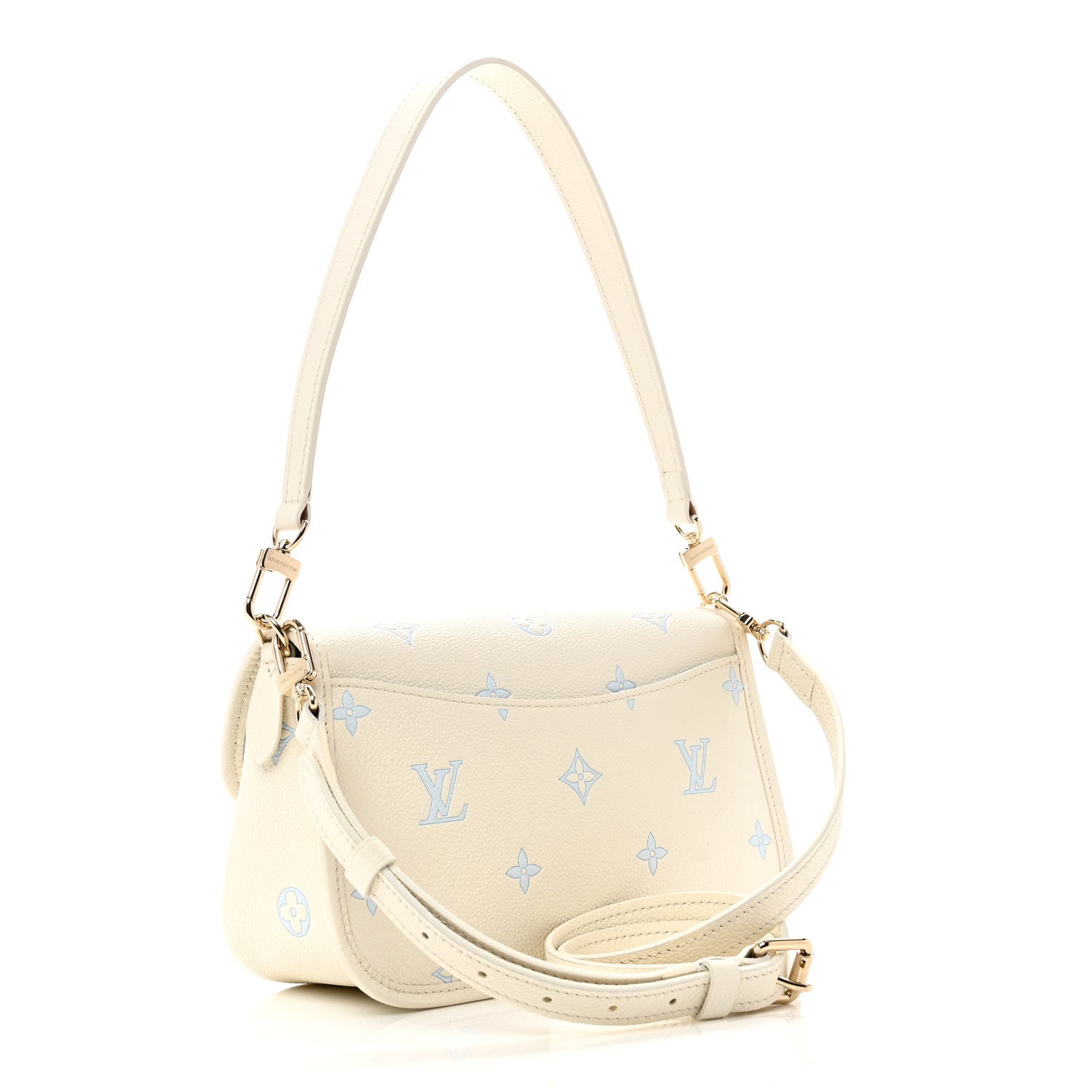 Louis Vuitton Empreinte Monogram Sweet Escape Diane Milky White Blue 3 of 10