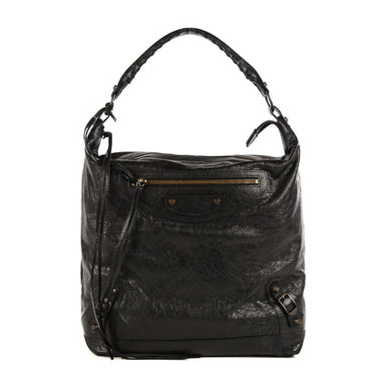 Balenciaga Agneau Classic Hardware Day Hobo Black 1 of 15