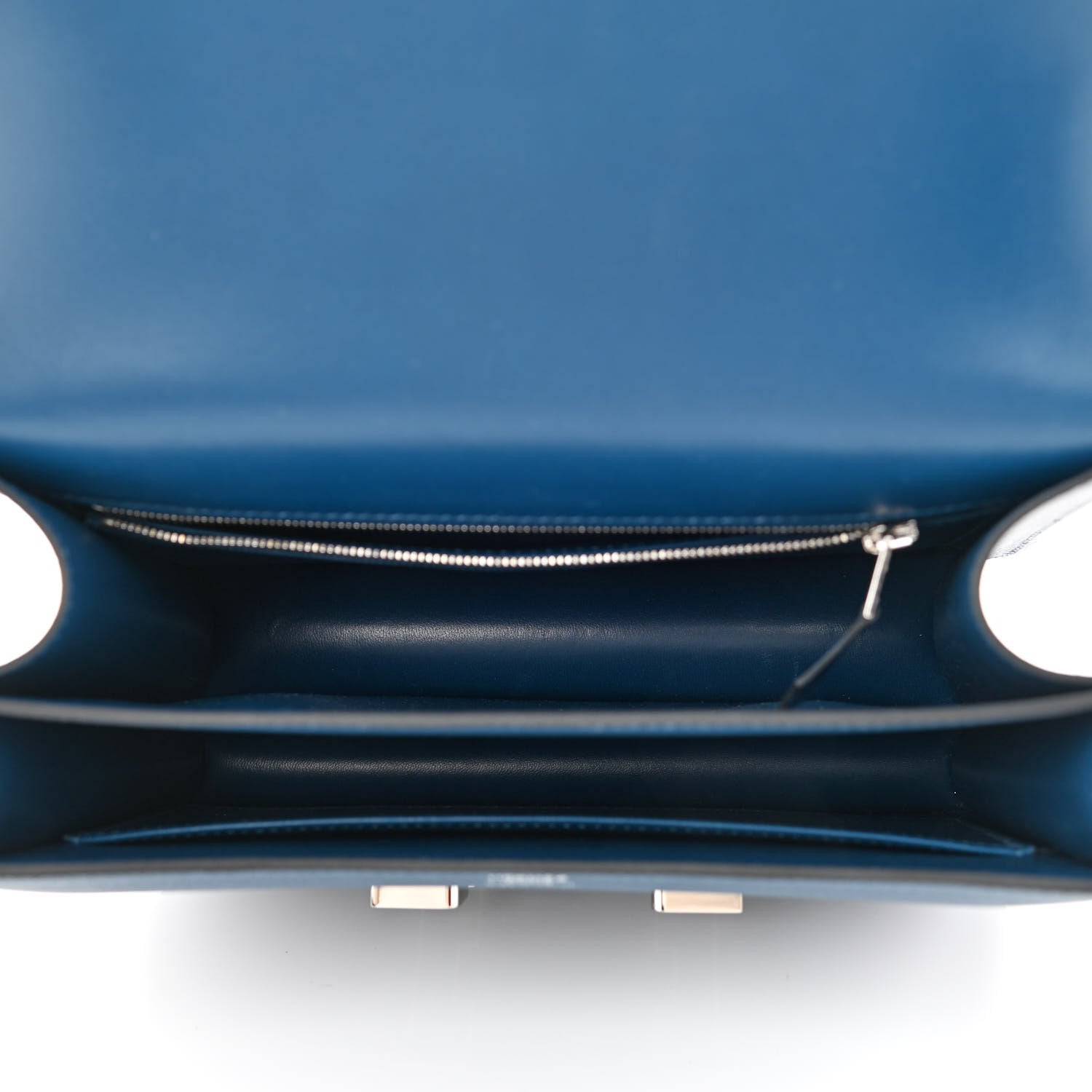 Hermes Epsom Enamel Constance 24 Deep Blue 5 of 12