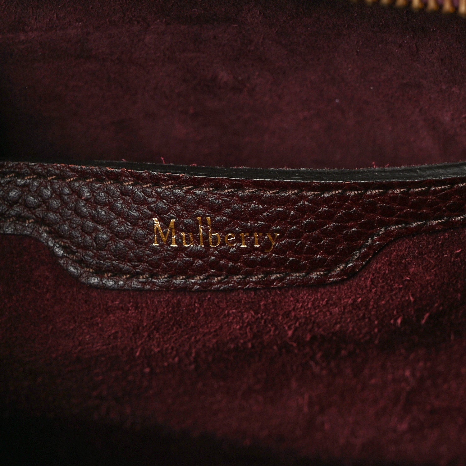Mulberry Small Classic Grain Small Zipped Bayswater 6 of 14