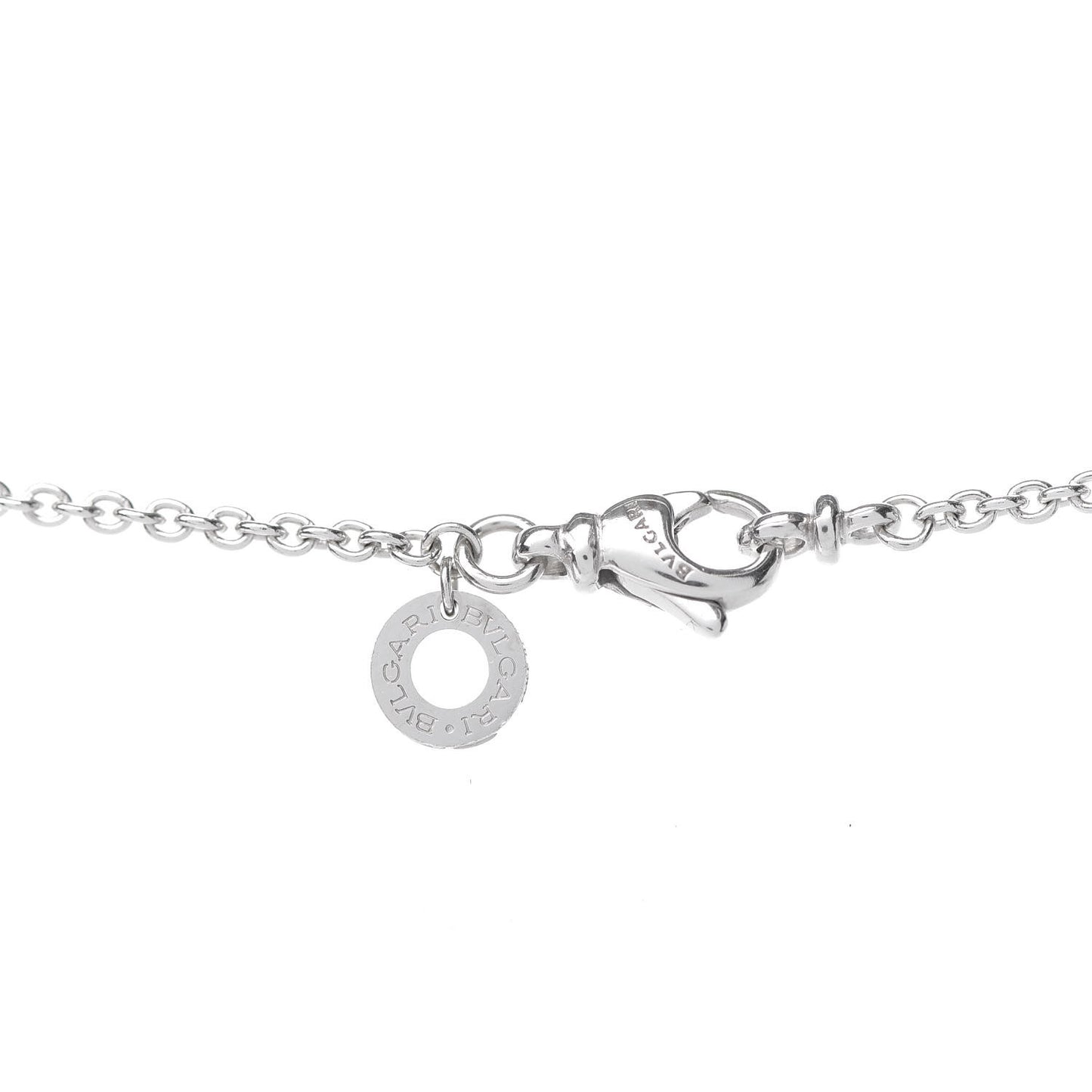 18K White Gold B.Zero1 Pendant Necklace