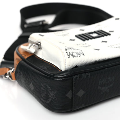 MCM Visetos Mix Small Klassik Crossbody White 8 of 10