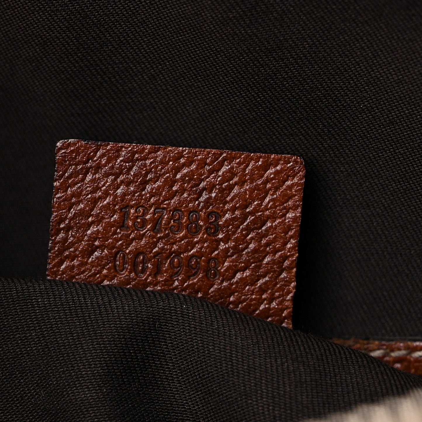Monogram Bamboo Top Handle Bag Brown