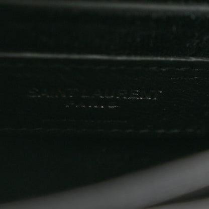Saint Laurent Calfskin Medium Monogram Monochrome Sunset Black 6 of 13
