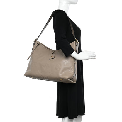 Louis Vuitton Empreinte Monogram Giant CarryAll MM Tourterelle 2 of 11