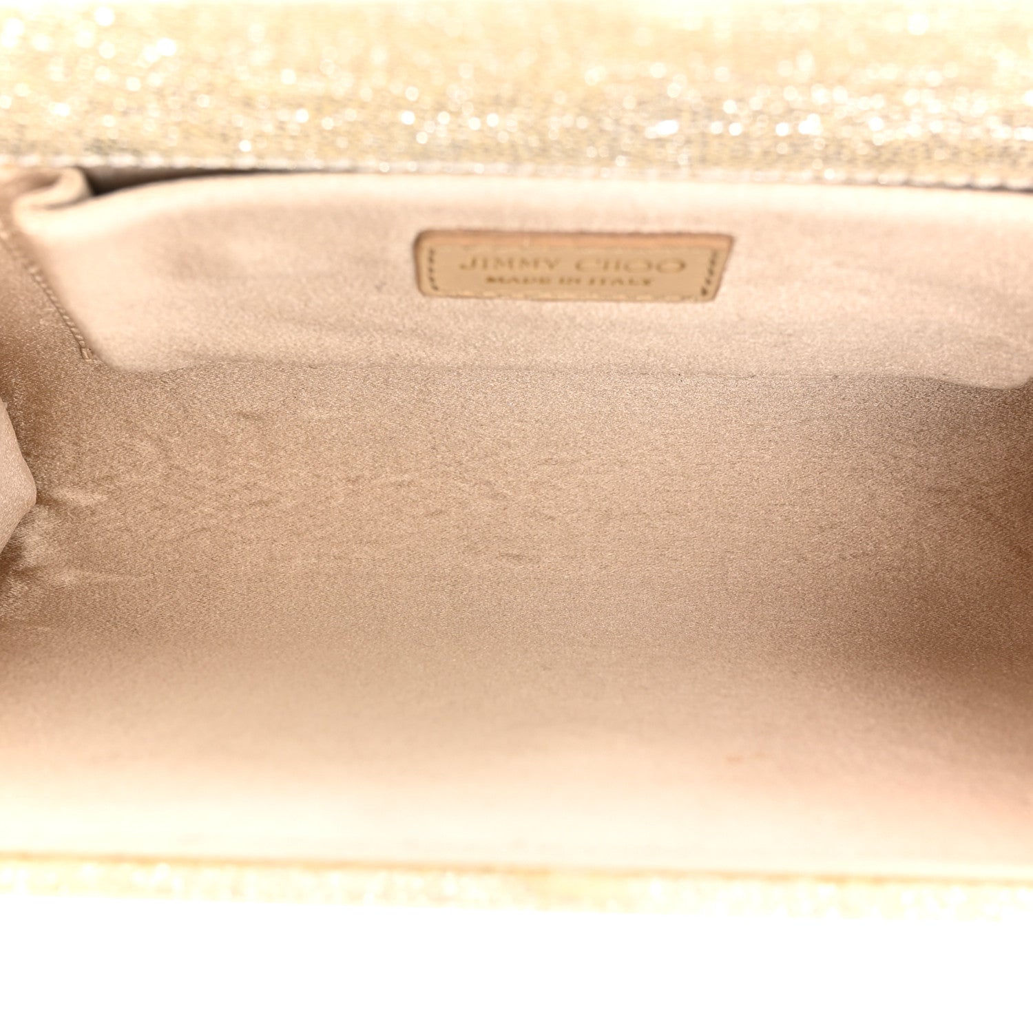 Jimmy Choo Acrylic Glitter Candy Clutch Platinum Ice 5 of 11