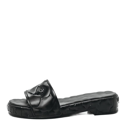 Valentino Garavani Rubber Atelier 03 Rose Edition 25/40mm Platform Slide Sandals 40 Black 1 of 7