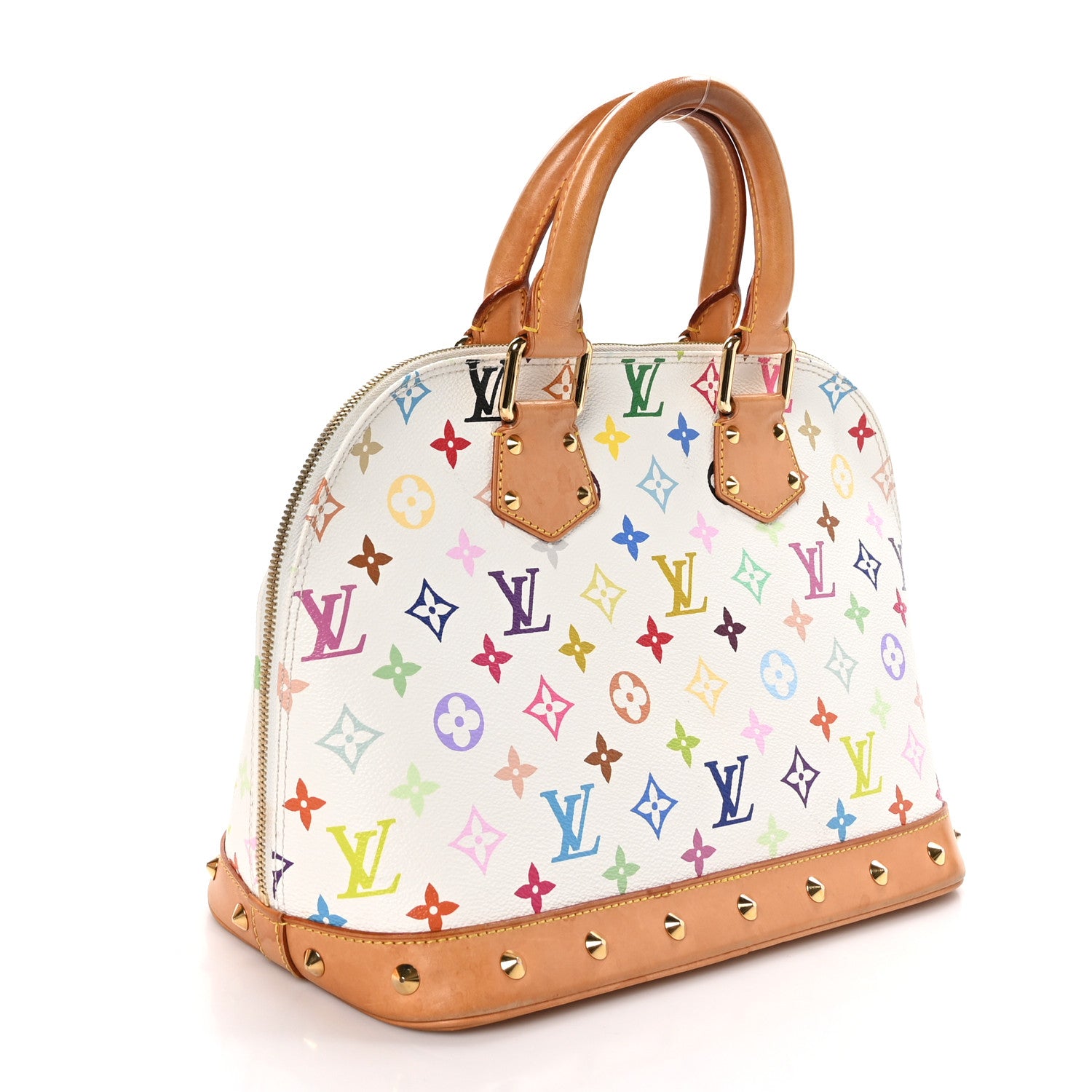 Louis Vuitton Monogram Multicolor Alma White 3 of 13