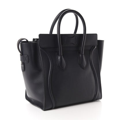 Celine Smooth Calfskin Mini Luggage Navy Blue 3 of 11