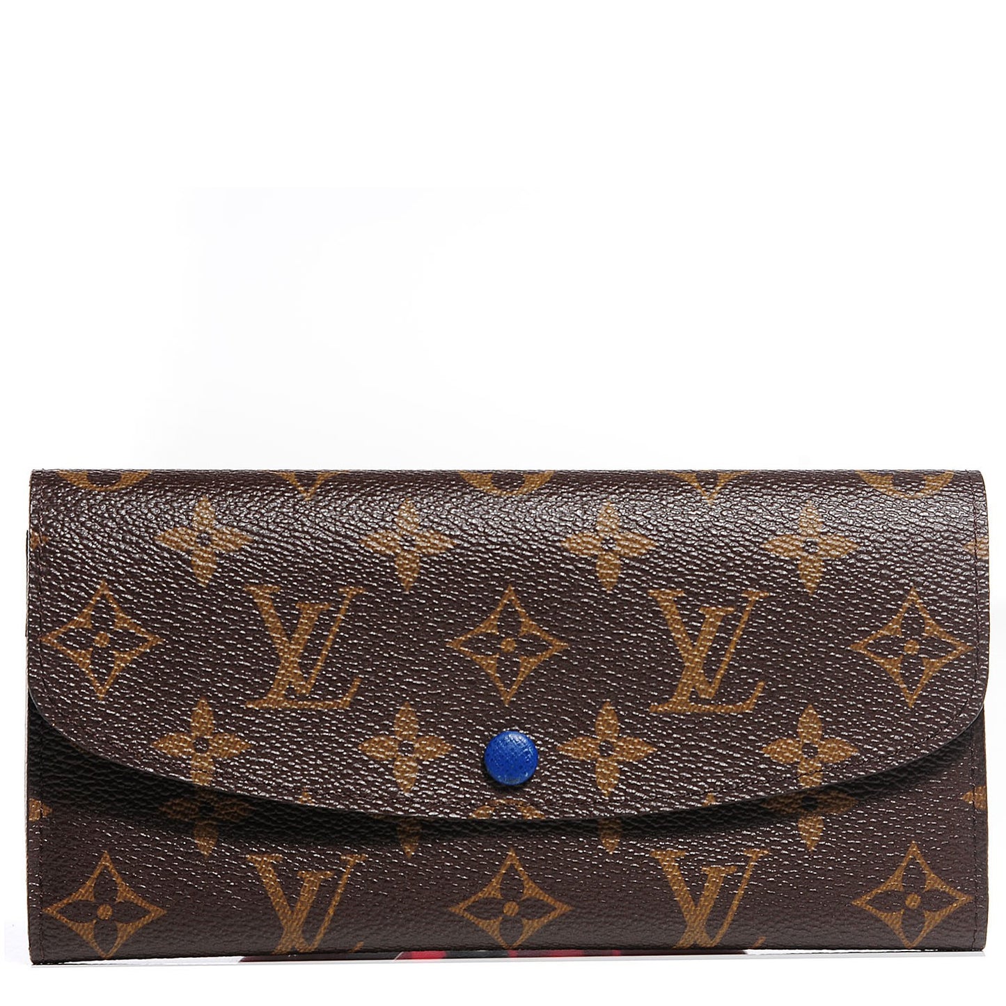 Monogram Emilie Wallet Blue