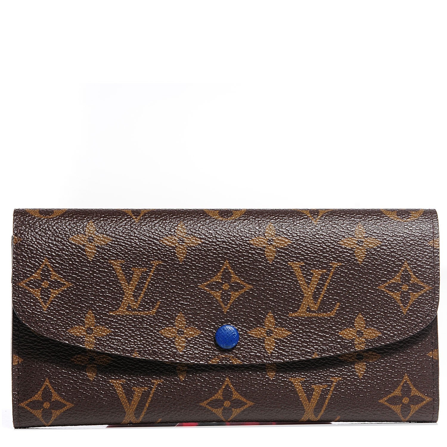 Louis Vuitton Monogram Emilie Wallet Blue 1 of 8