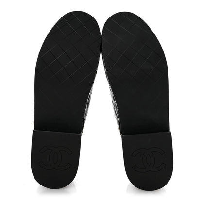 Chanel Lambskin Quilted CC Clogs 39 Black 6 of 12