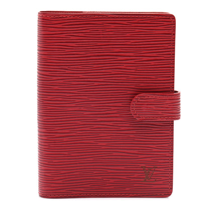 Louis Vuitton Epi Small Ring Agenda Cover Castillan Red 1 of 8