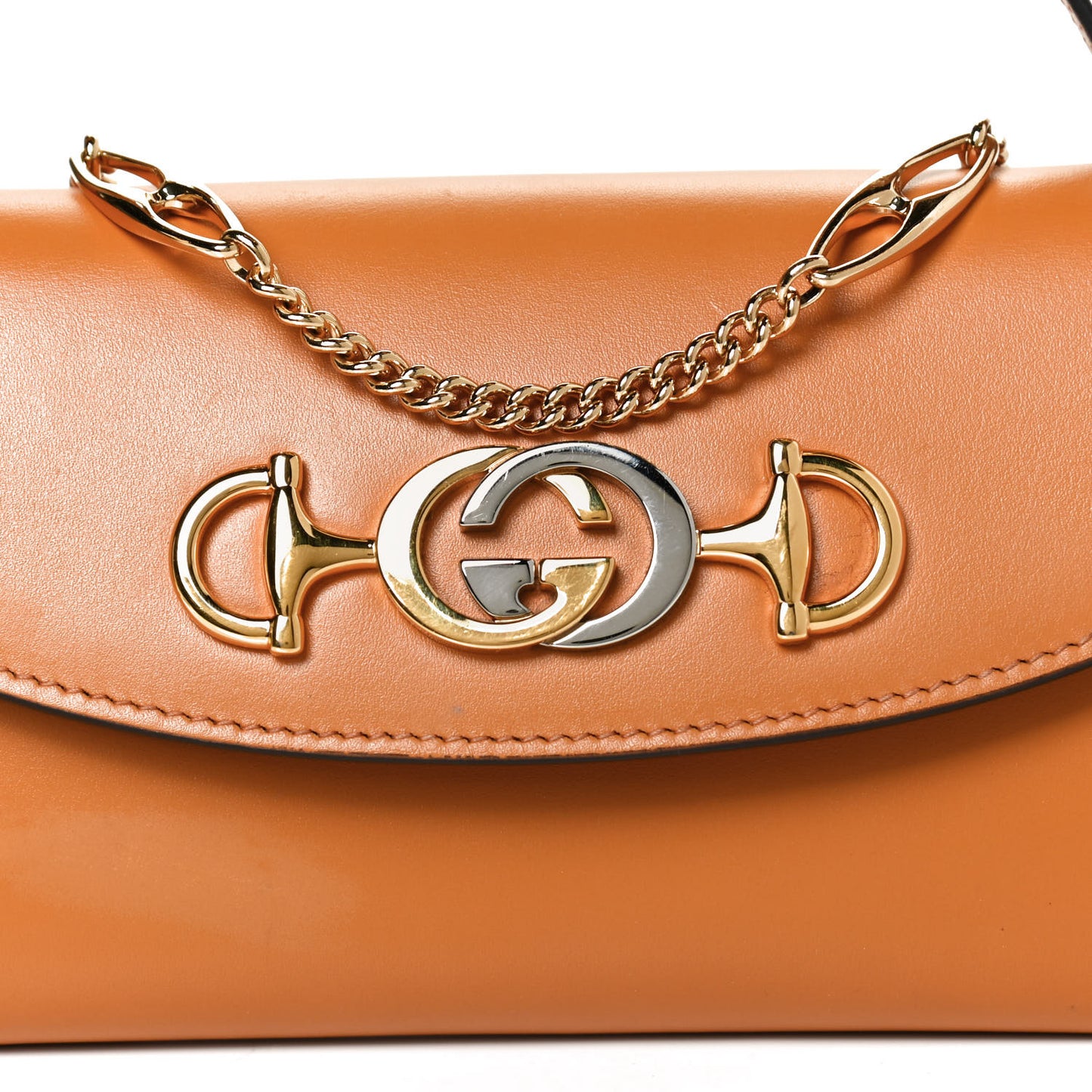 Shibuya Calfskin Mini Zumi Shoulder Bag Sun Oil