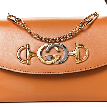 Gucci Shibuya Calfskin Mini Zumi Shoulder Bag Sun Oil 8 of 10