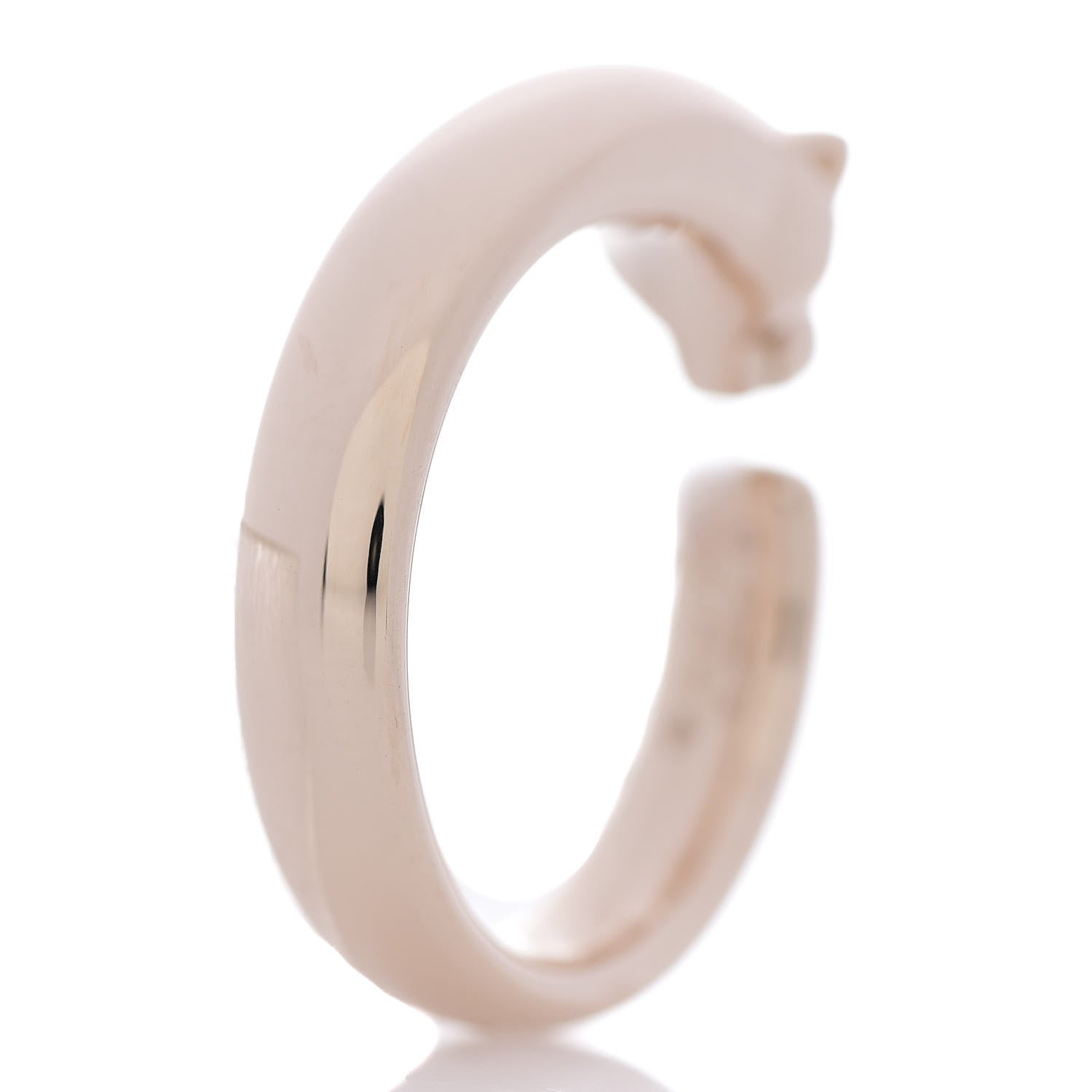 Cartier 18K Pink Gold Tsavorite Onyx Panthere De Ring 56 7.5 3 of 5