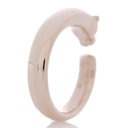 Cartier 18K Pink Gold Tsavorite Onyx Panthere De Ring 56 7.5 3 of 5