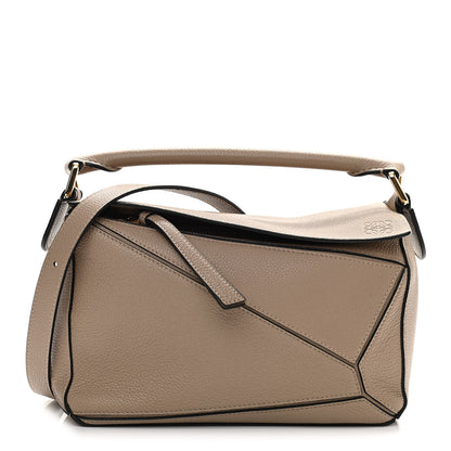 Loewe Calfskin Small Puzzle Bag Sand 1 of 8