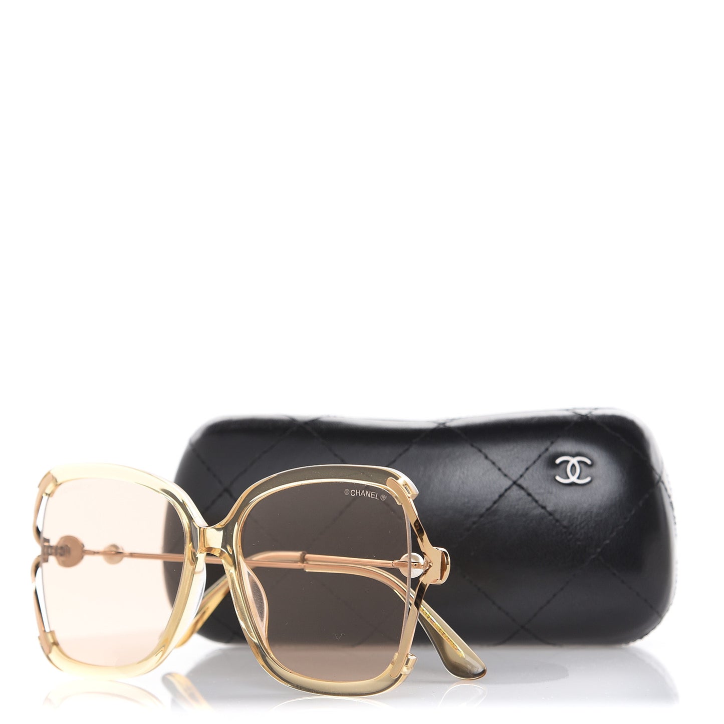 Pearl Square CH4275 Sunglasses Gold