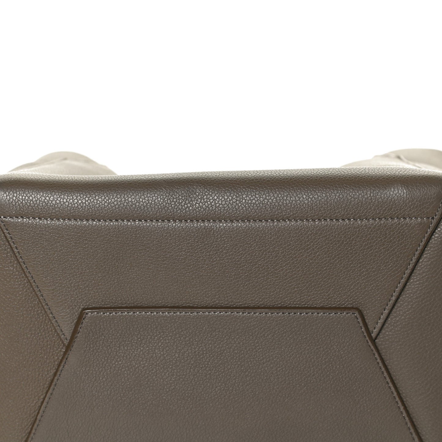 Soft Grained Calfskin Sangle Bucket Bag Taupe