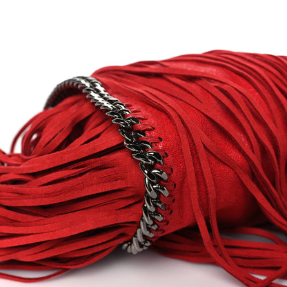 Stella McCartney Eco Suede Mini Fringe Falabella Tote Black 8 of 10