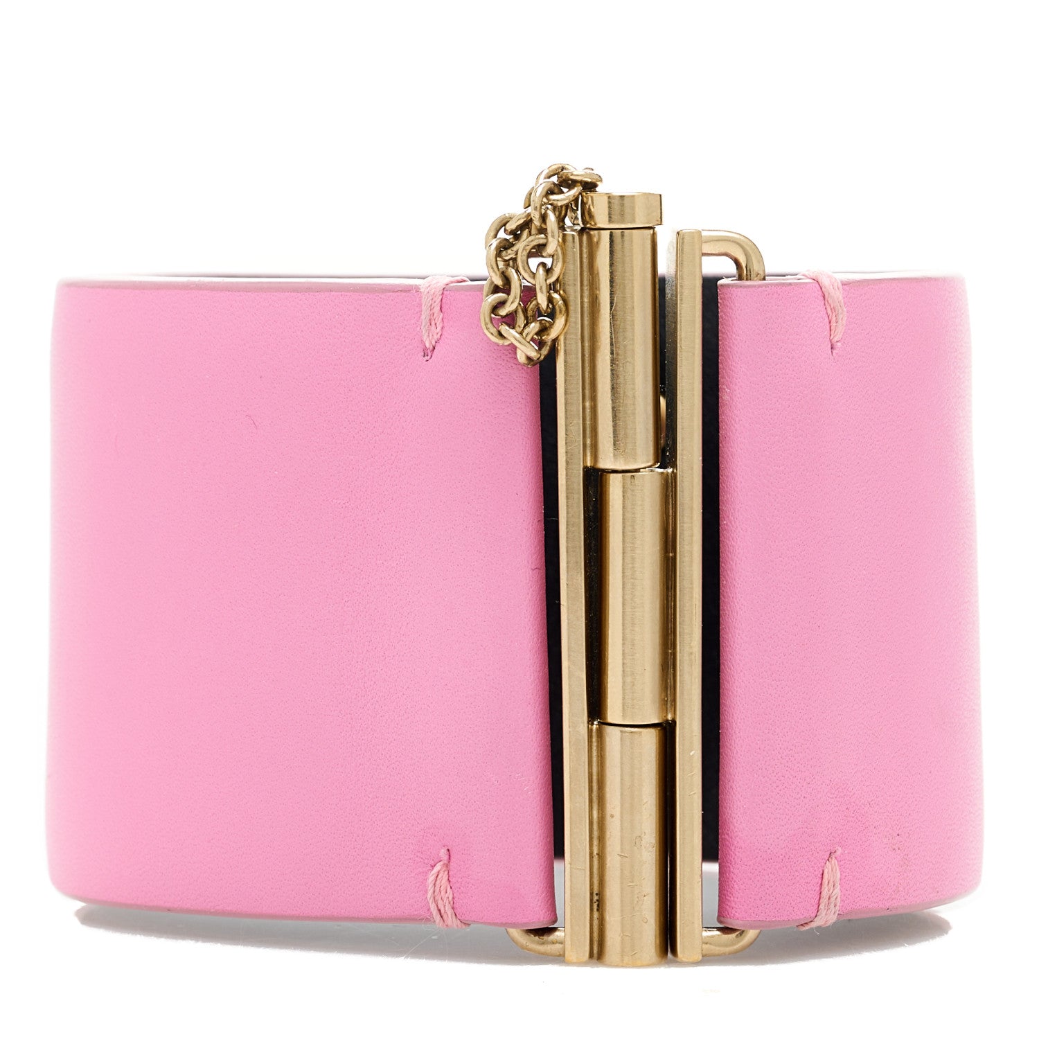 Chanel Calfskin CC Wide Cuff M Pink 3 of 4
