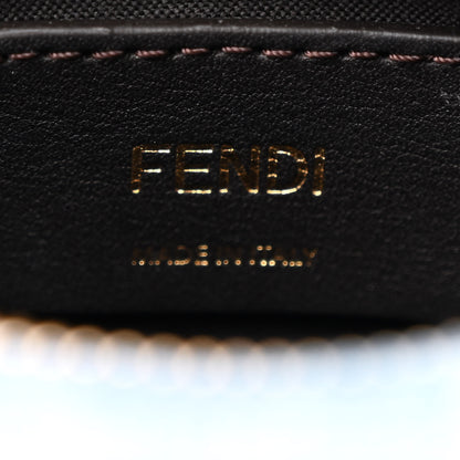 Fendi Denim Vitello King F is Fendi FF Embroidered Mini Fendigraphy Hobo Bag Denim Sand 6 of 10