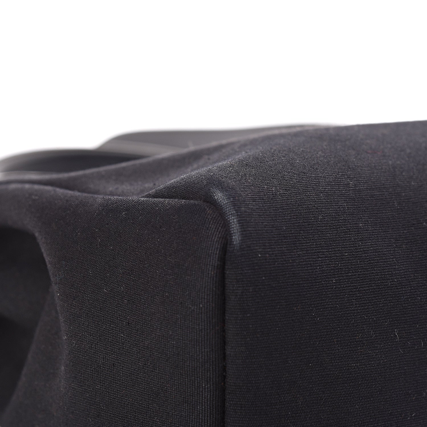 Hermes Toile Vache Calfskin Herbag 30 PM Black Natural 25 of 30