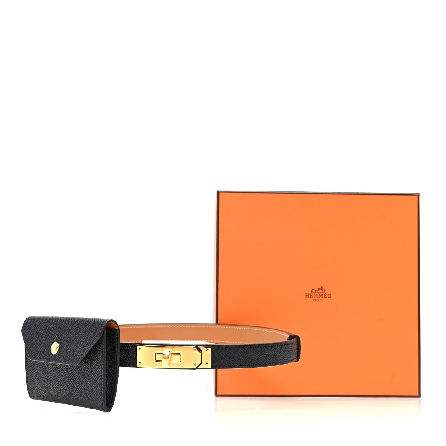 Hermes Epsom Kelly Pocket Belt Black 4 of 4