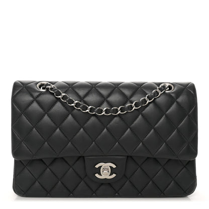 Chanel Lambskin Quilted Medium Double Flap Black 1 of 16