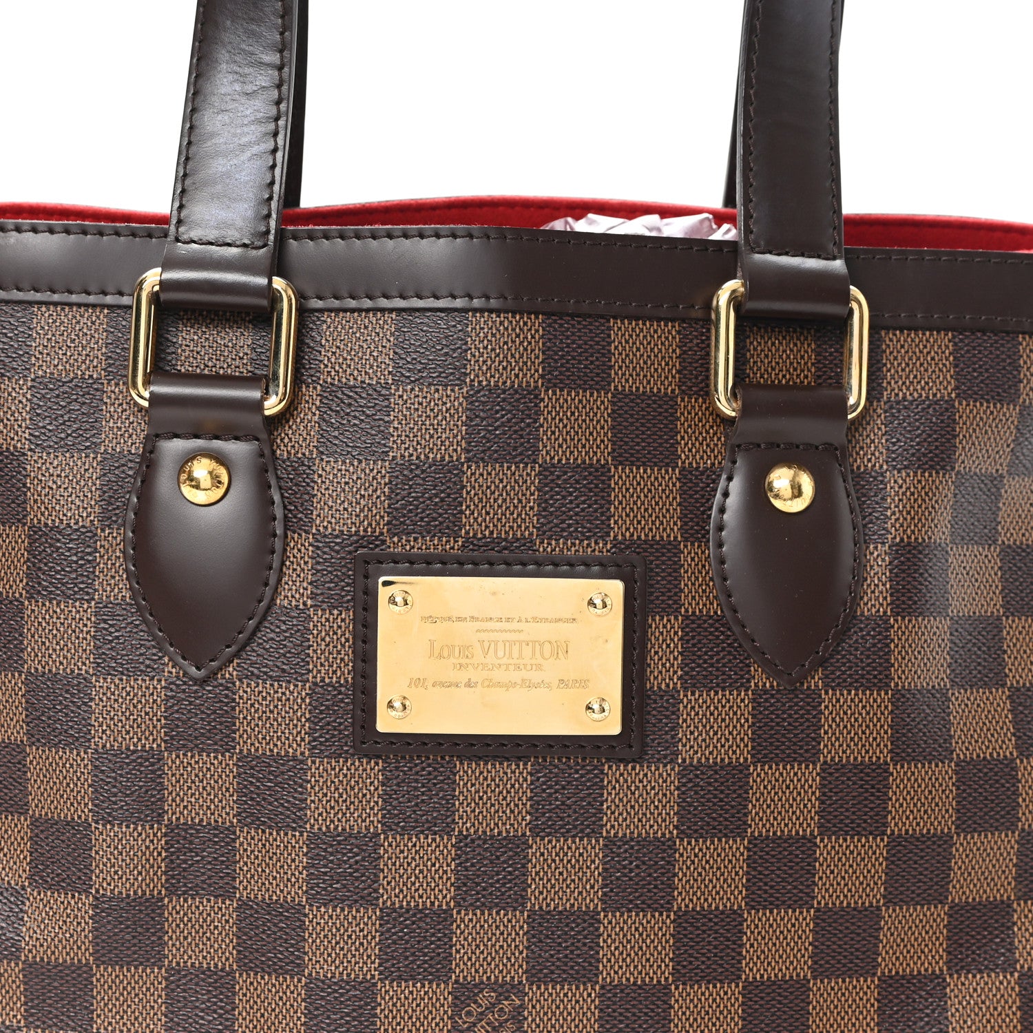 Louis Vuitton Damier Ebene Hampstead PM 7 of 9