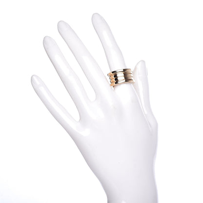 Bulgari 18K Yellow Gold B.Zero1 Four-Band Ring 53 6.5 2 of 4