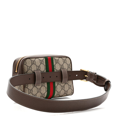 Gucci GG Supreme Monogram Web Small Ophidia Belt Bag 75 30 Dark Brown 2 of 8