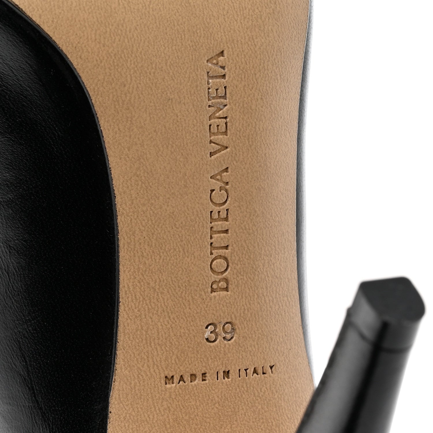 Bottega Veneta Nappa Spritz Pumps 39 Black 6 of 18
