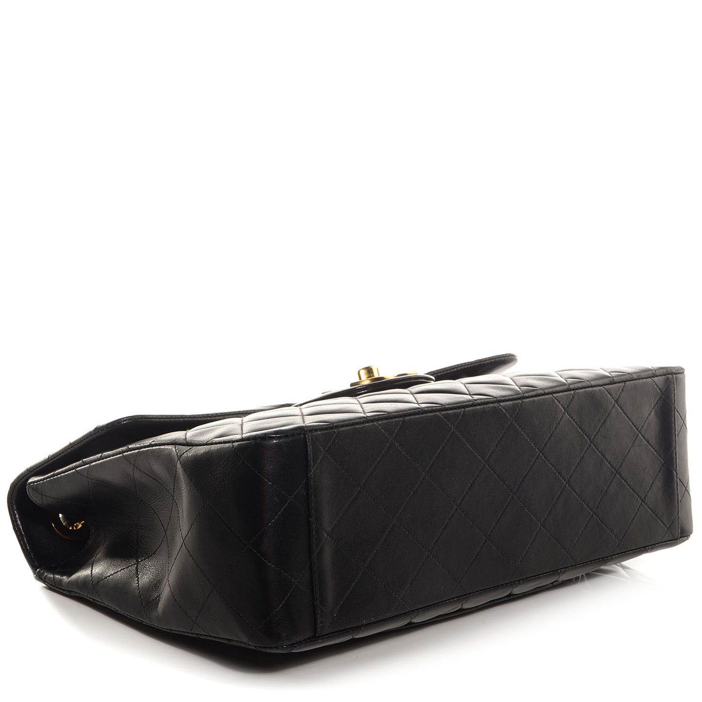 Lambskin XL Jumbo Flap Black