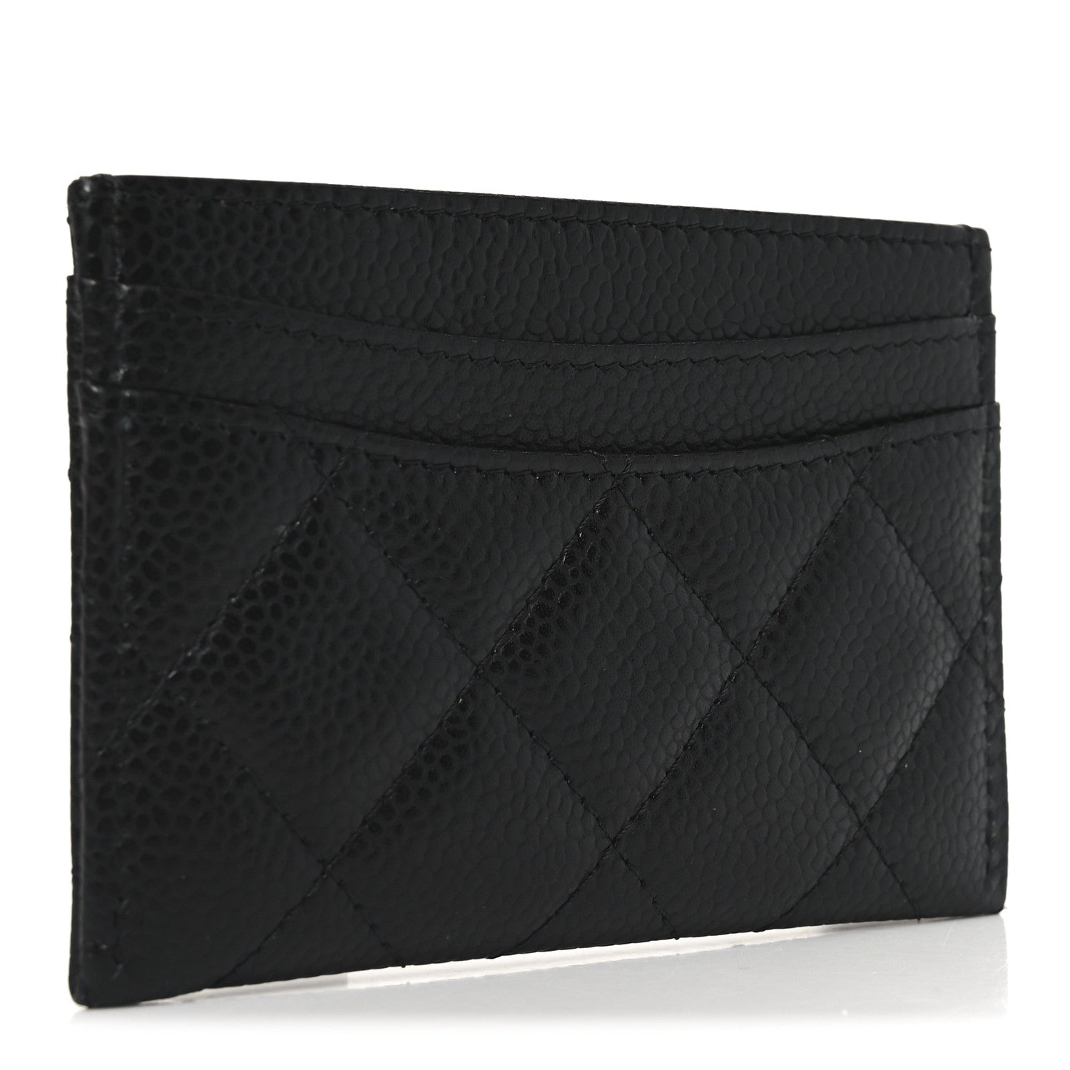 Chanel Caviar Quilted Card Holder Black 3 of 9