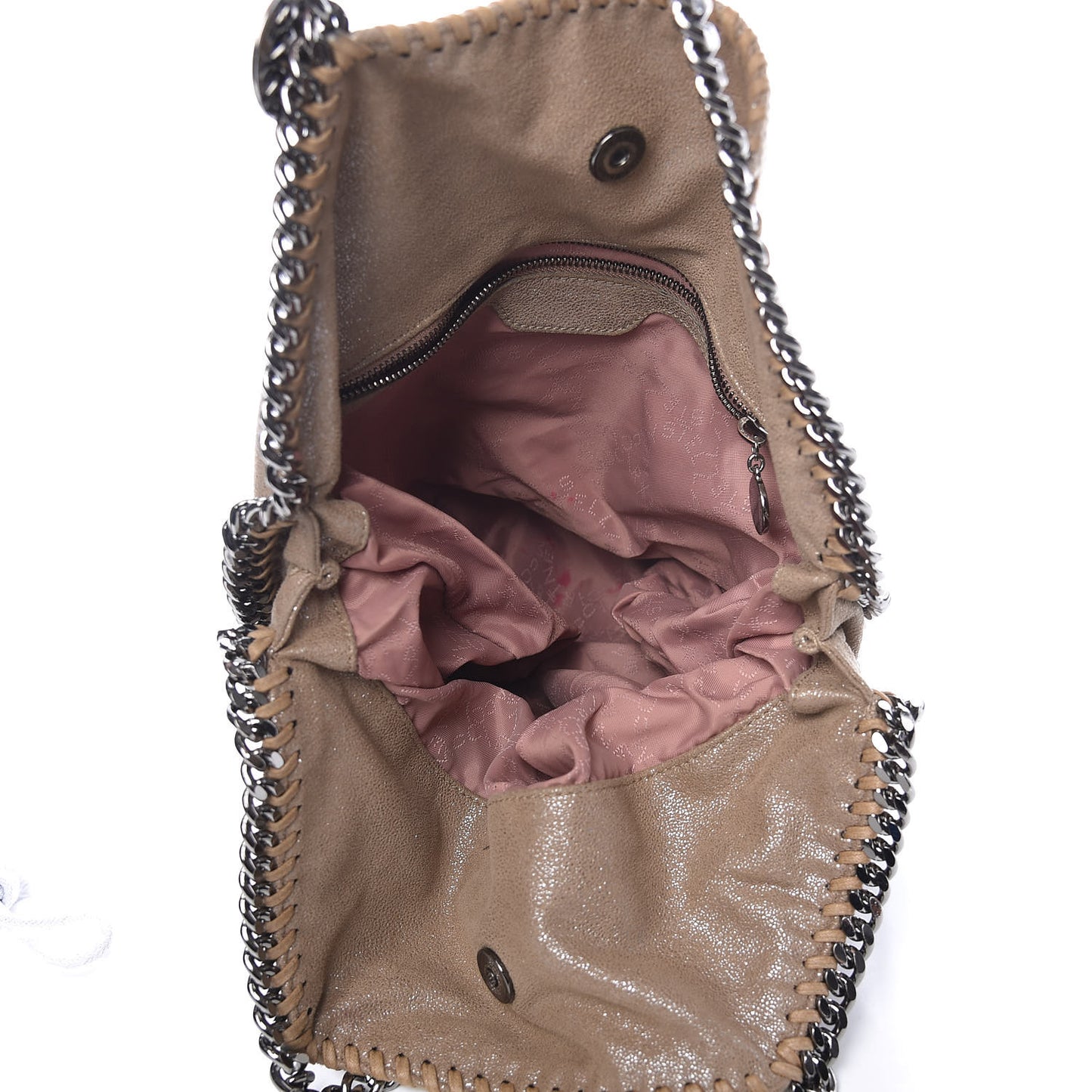 Shaggy Deer Falabella Fold Over Tote Pearlesce