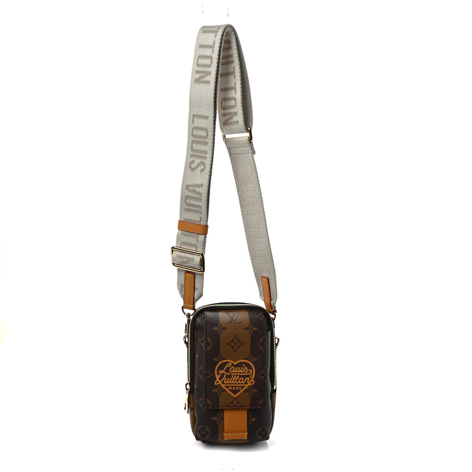 Louis Vuitton X NIGO Reverse Monogram Flat Double Phone Pouch 1 of 7