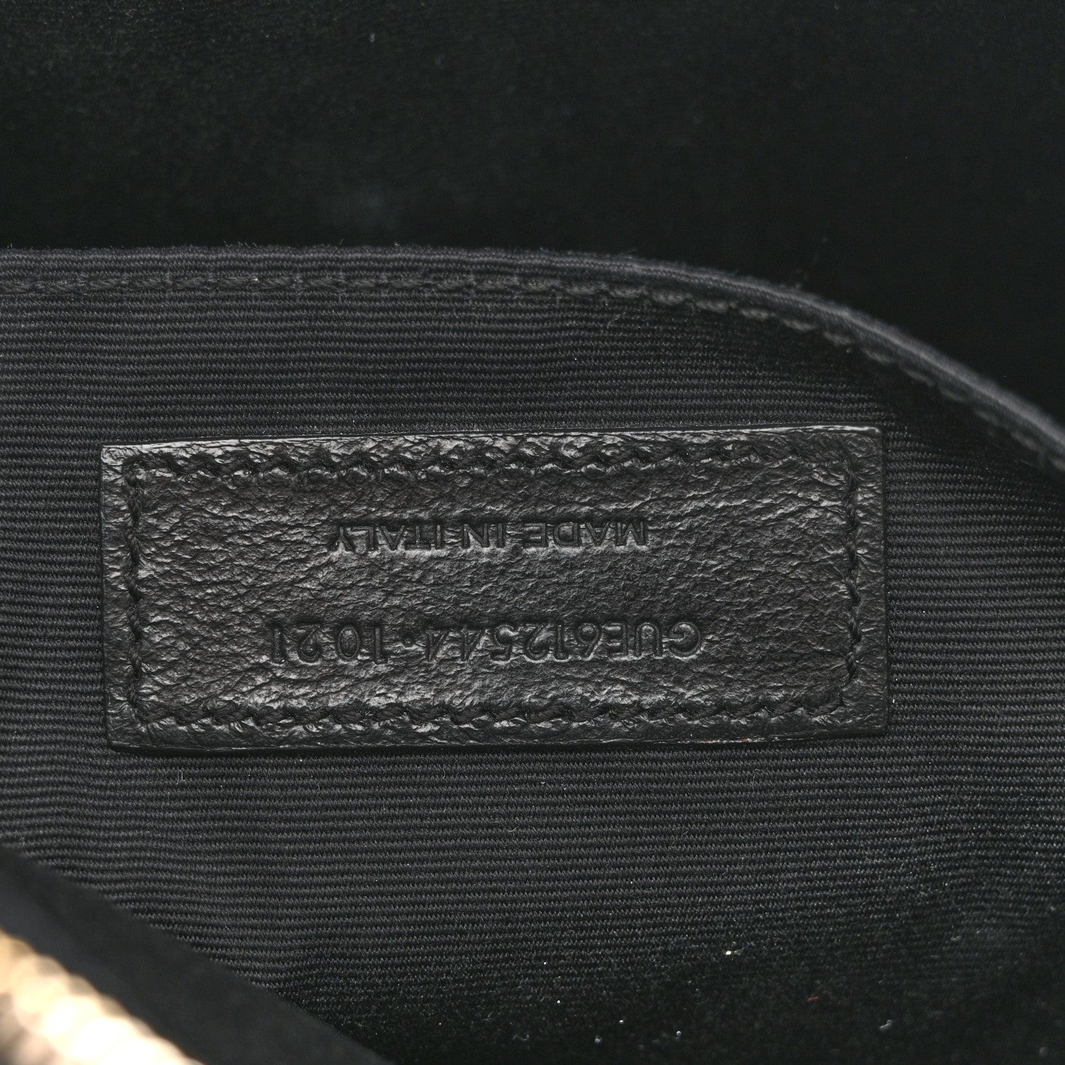 Saint Laurent Calfskin Matelasse Monogram Lou Camera Bag Black 7 of 12
