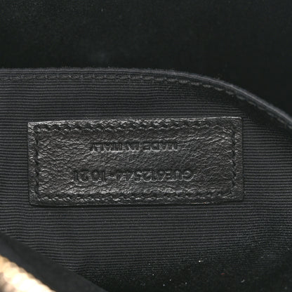Saint Laurent Calfskin Matelasse Monogram Lou Camera Bag Black 7 of 12