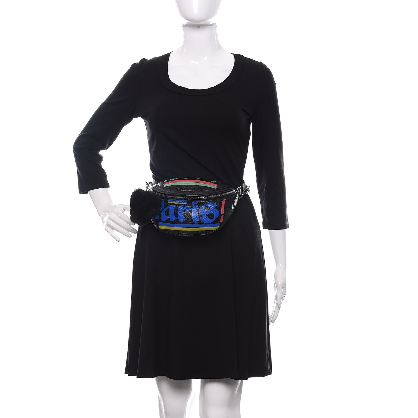 Agneau Arena Car Tag XXS Souvenir Belt Bag Black TBC