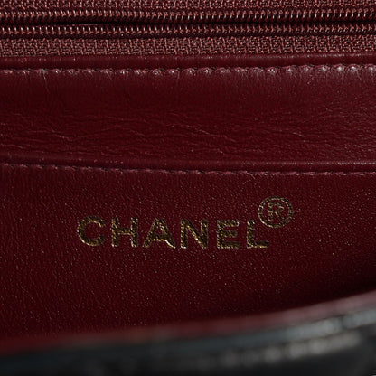 Chanel Lambskin Quilted Jumbo Flap Black 6 of 9