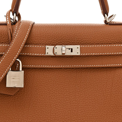 Hermes Togo Kelly Retourne 25 Gold 8 of 11
