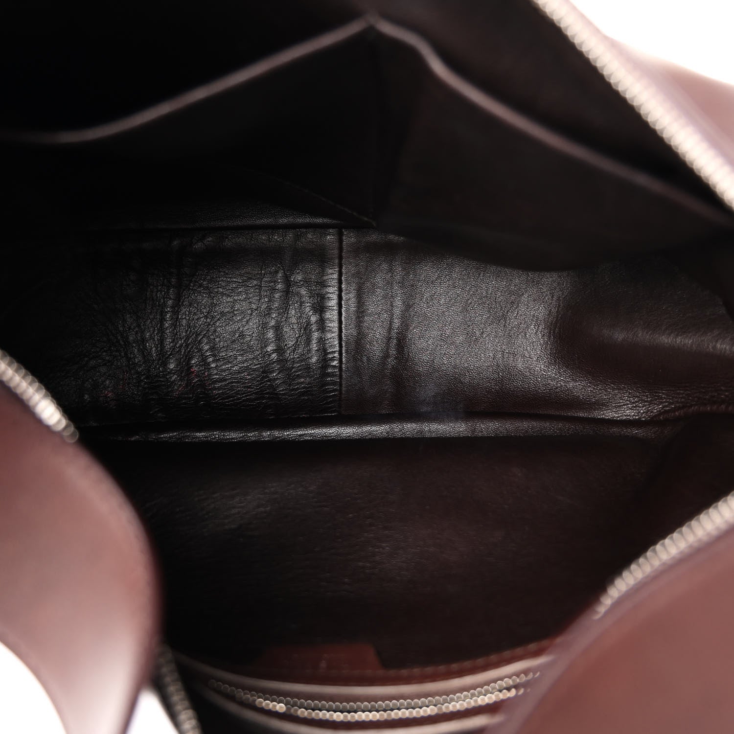 The Row Calfskin Allie Bag Burgundy 5 of 9