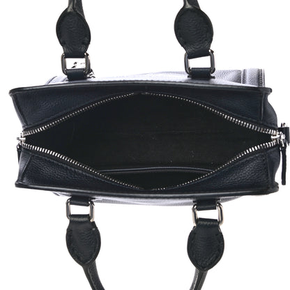 Alexander McQueen Pebbled Calfskin Mini Padlock Navy 5 of 11