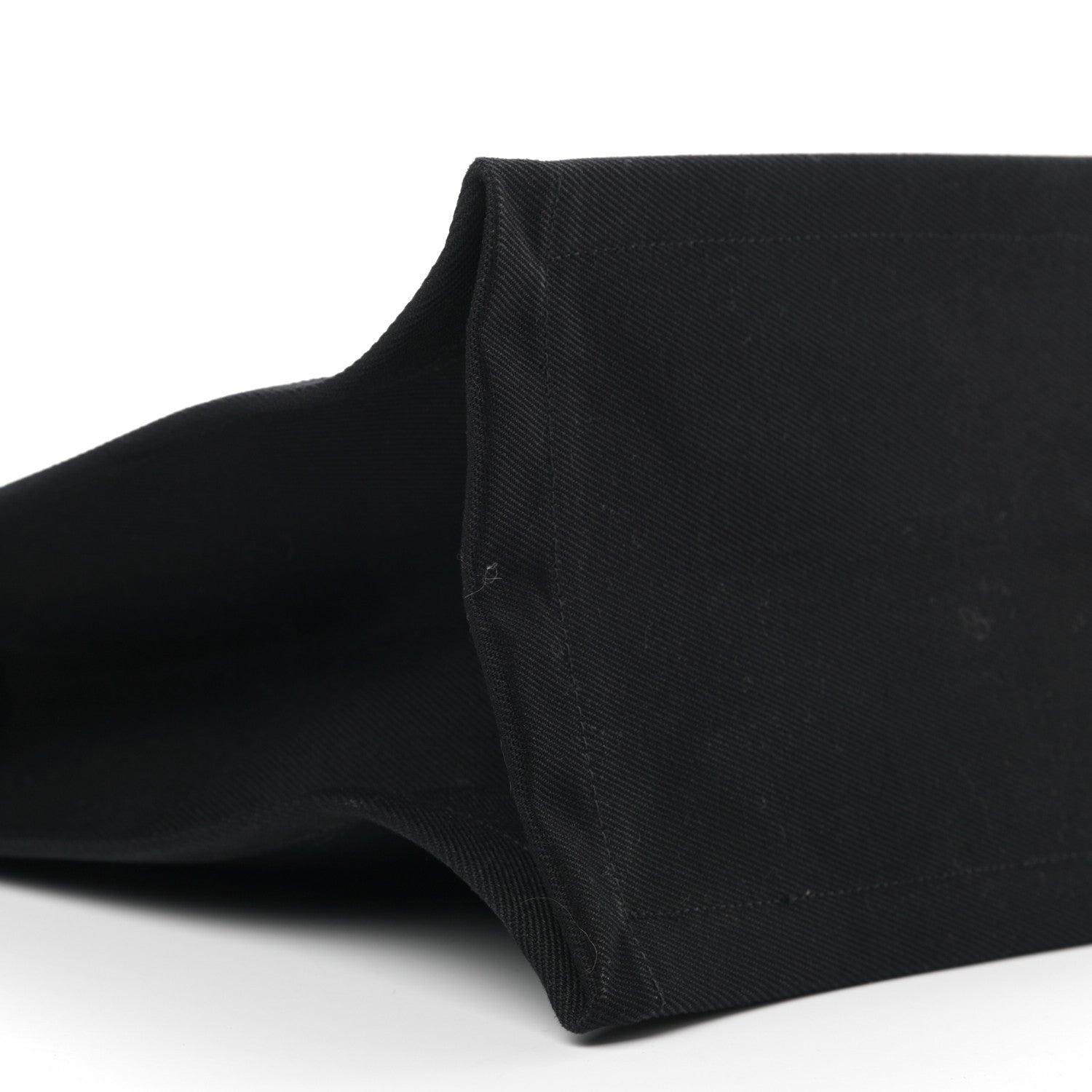 Saint Laurent Linen Calfskin Rive Gauche Tote Black 8 of 10