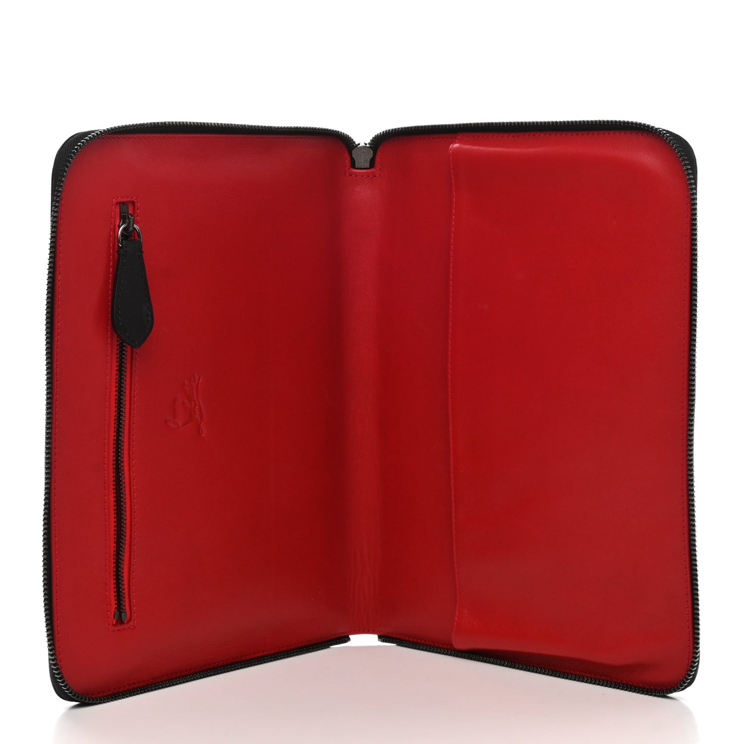 Metallic Calfskin Spiked IPad Case Black