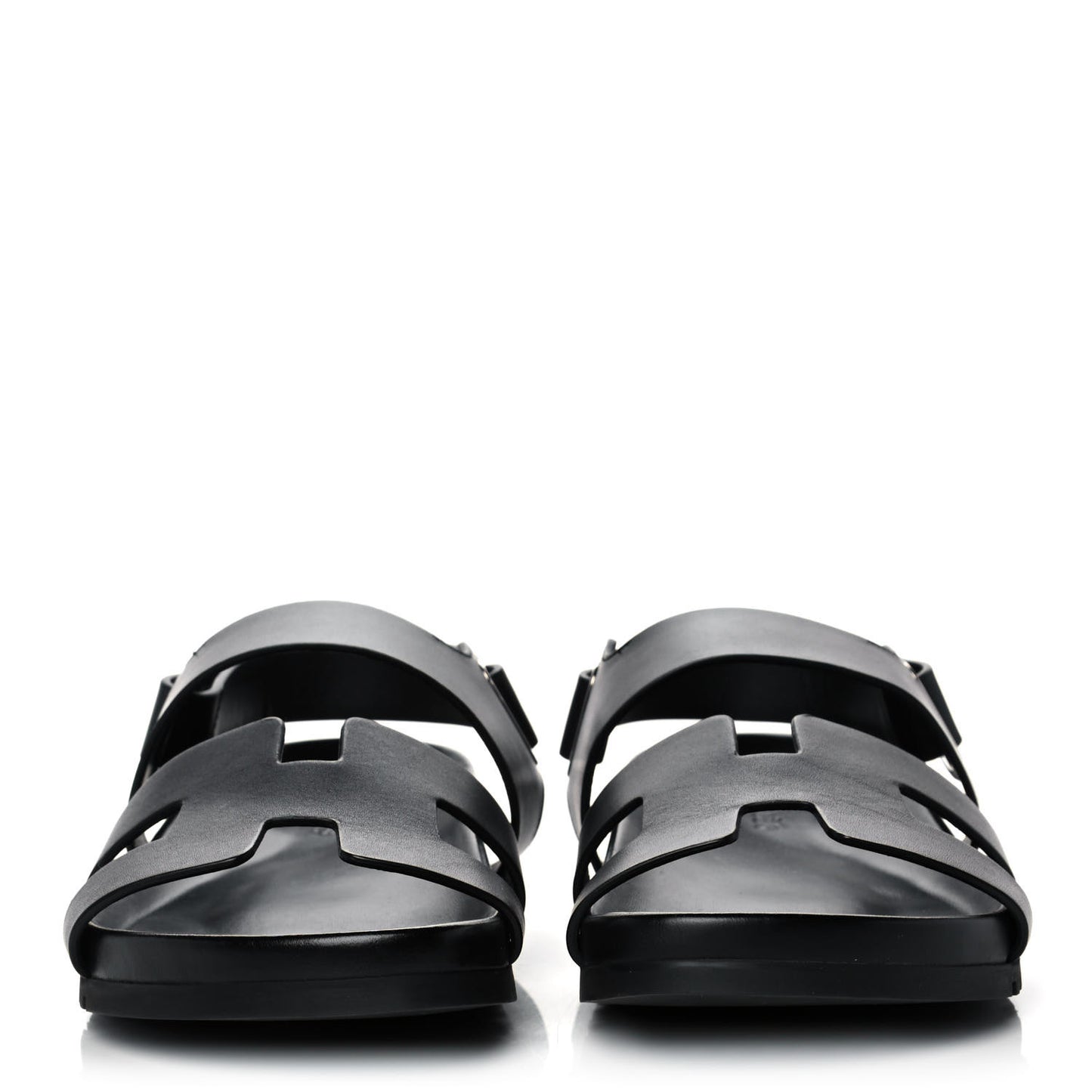 Calfskin Womens Takara Sandals 38.5 Black
