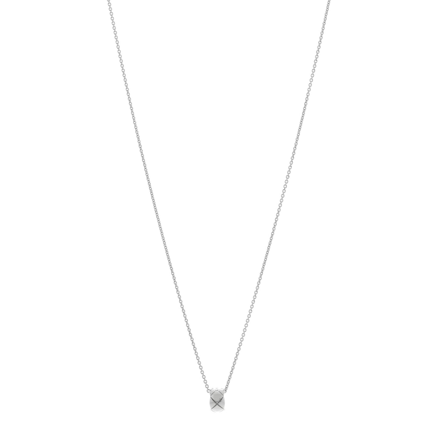 18K White Gold Coco Crush Pendant Necklace