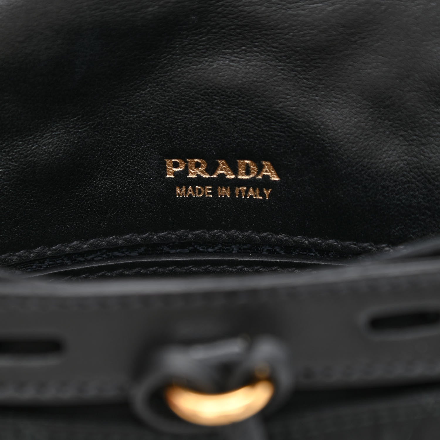 Prada Nylon Embroided Corsaire Belt Bag Black 5 of 9